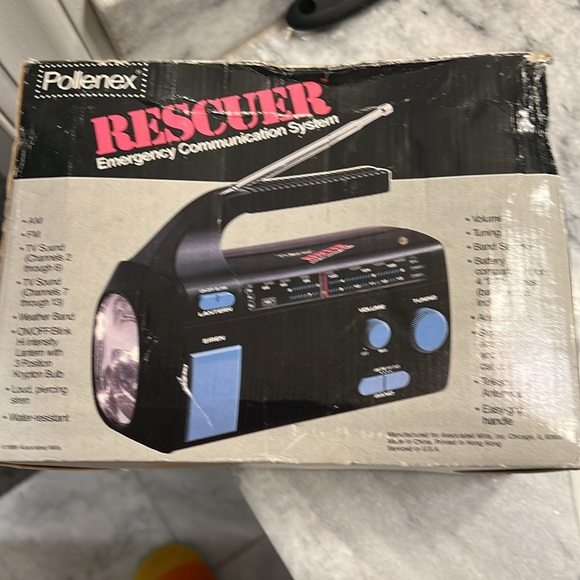 Old school retro style vintage Pollenex Rescuer Emergency communication system - Picture 4 of 6